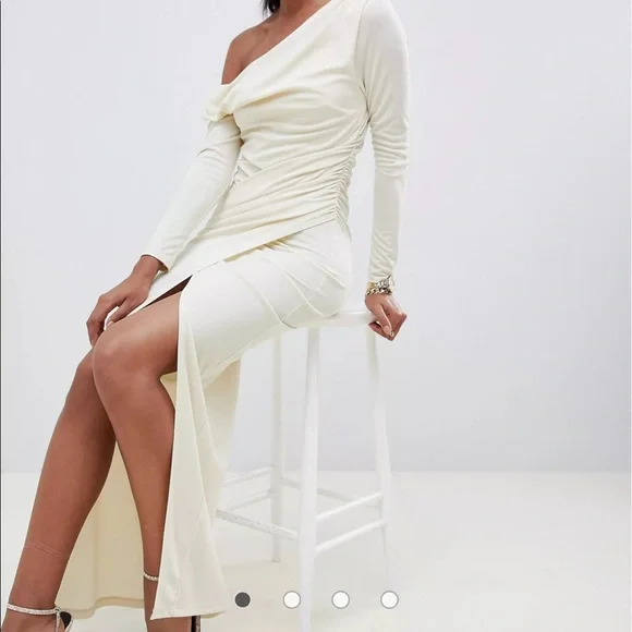 ASOS | Dresses | Asos Design One Shoulder Slinky Maxi Dress | Poshmark